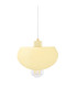 Dodoma Pendant Light Polished Brass White Cable-4