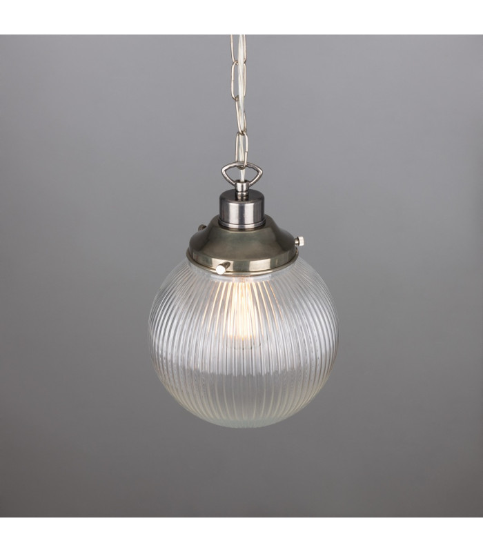 Fitzroy Globe Pendant Light Antique Silver-2