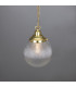 Fitzroy Globe Pendant Light Polished Brass-2