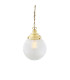 Fitzroy Globe Pendant Light Polished Brass-3
