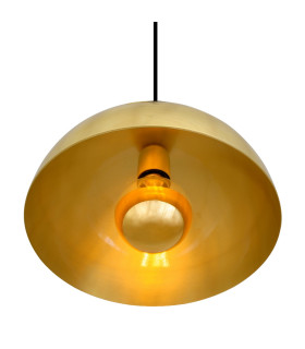 Maua 30cm Dome Pendant Polished Brass-2