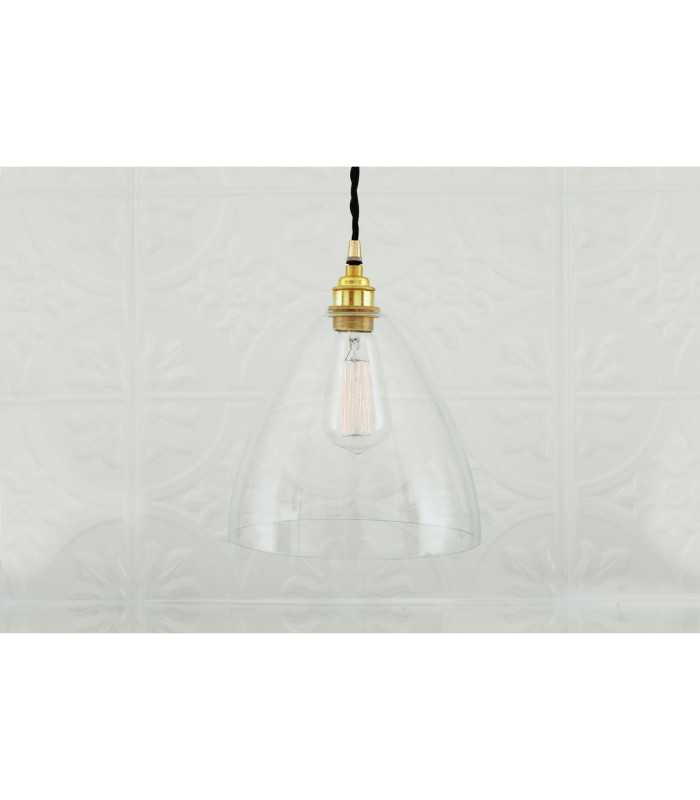 Luang Dome Pendant Polished Brass-1
