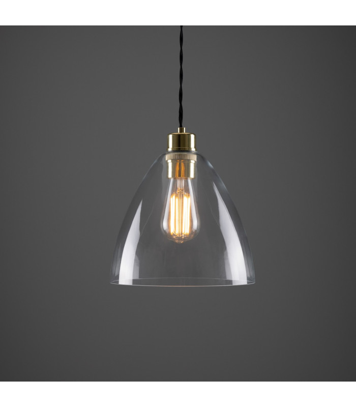 Luang Dome Pendant Polished Brass-2