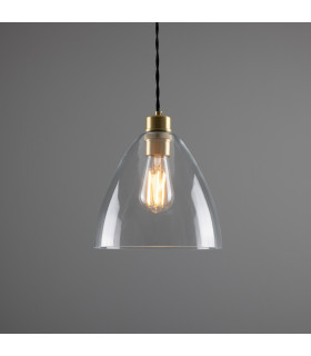 Luang Dome Pendant Satin Brass-1