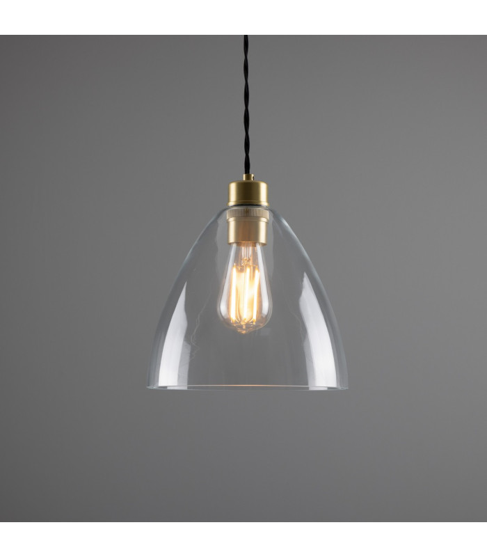 Luang Dome Pendant Satin Brass-1
