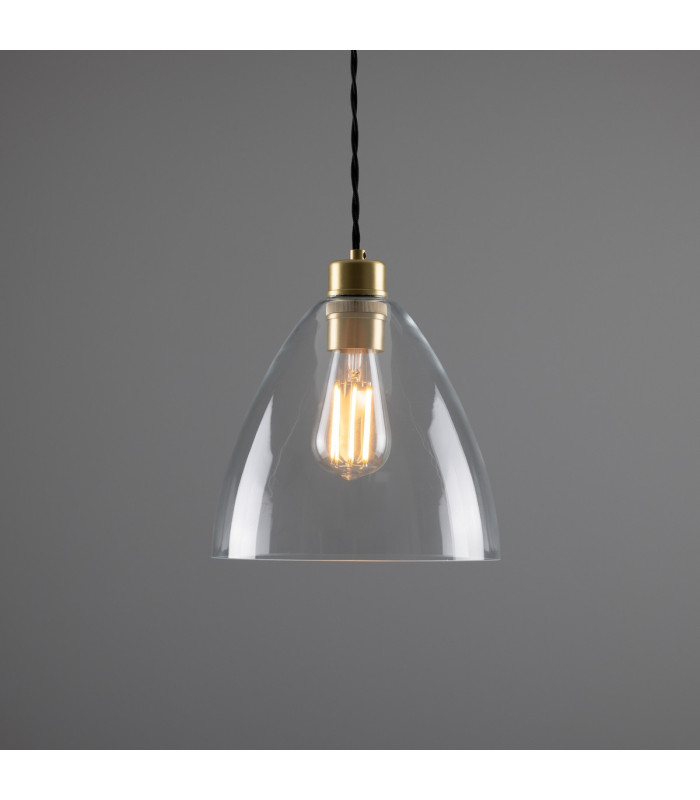 Luang Dome Pendant Satin Brass-2