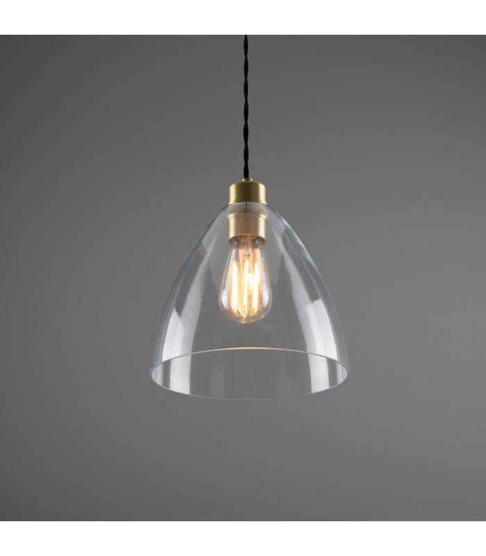 Luang Dome Pendant Satin Brass-3