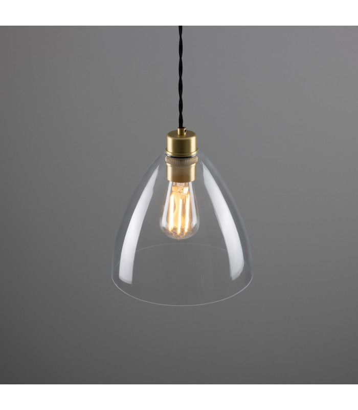 Luang Dome Pendant Satin Brass-4