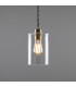 Dalat Cylindrical Pendant Polished Brass-2