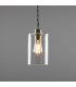 Dalat Cylindrical Pendant Polished Brass-4