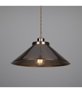 Rio Dome Pendant Light Antique Brass-2
