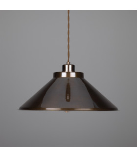 Rio Dome Pendant Light Antique Brass-3