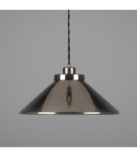 Rio Dome Pendant Light Antique Silver-1