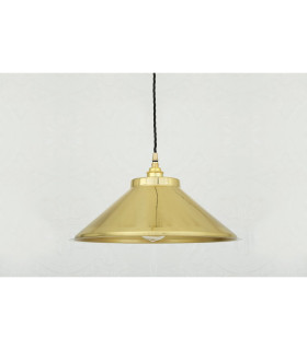 Rio Dome Pendant Light Polished Brass-1