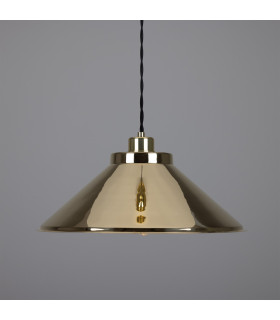 Rio Dome Pendant Light Polished Brass-2