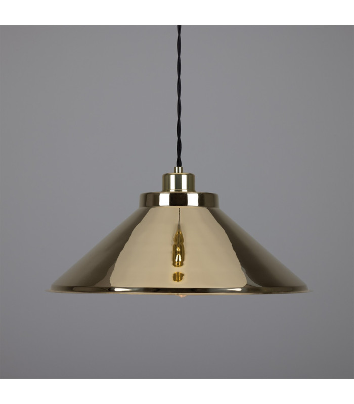 Rio Dome Pendant Light Polished Brass-2