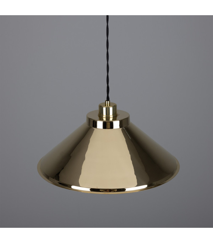 Rio Dome Pendant Light Polished Brass-4