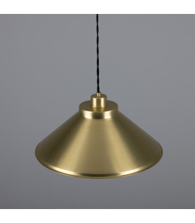 Rio Dome Pendant Light Satin Brass-2