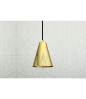 Moya Dome Pendant Light Polished Brass-1