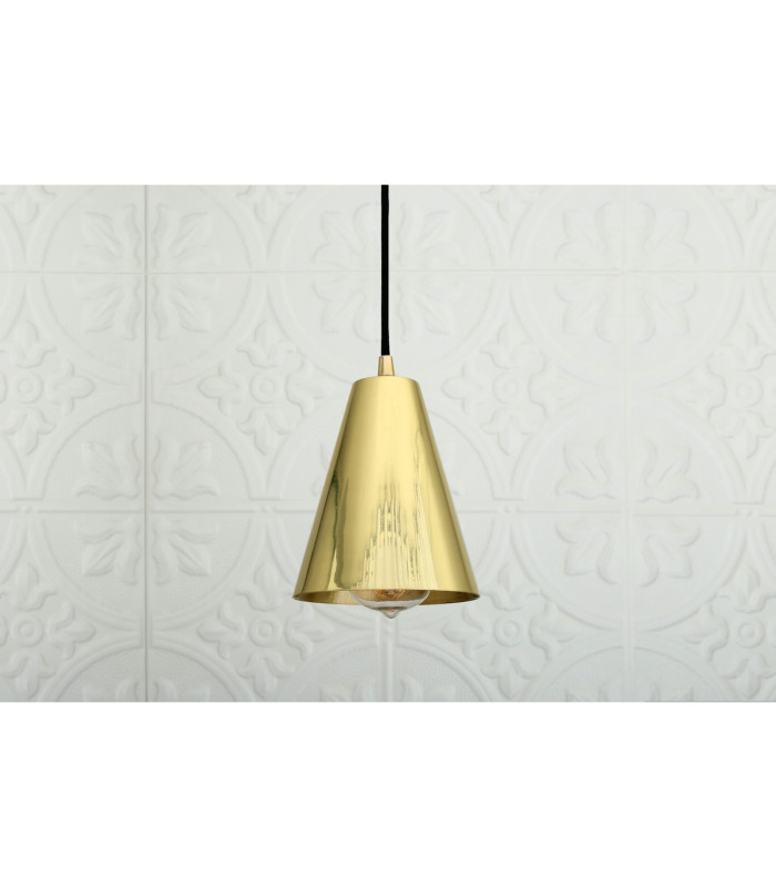 Moya Dome Pendant Light Polished Brass-1
