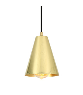 Moya Dome Pendant Light Polished Brass-2