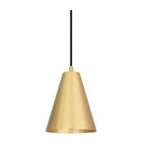 Moya Dome Pendant Light Satin Brass