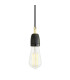 Caltra Pendant Light Black & Polished Brass