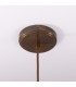 Florence Globe Pendant Light Antique Brass Clear Glass-4