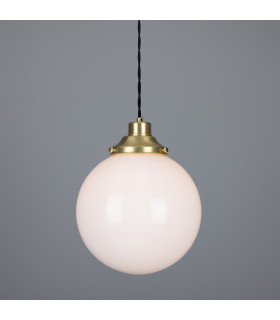 Gentry 25cm Globe Pendant Satin Brass-1