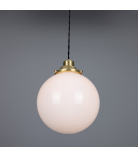 Gentry 25cm Globe Pendant Satin Brass-2