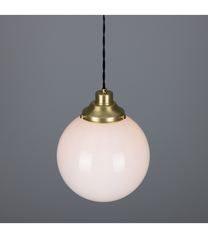 Gentry 25cm Globe Pendant Satin Brass-3
