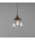 Virginia 20cm Globe Pendant Antique Brass-2