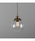 Virginia 20cm Globe Pendant Antique Brass-3