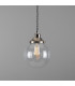 Virginia 20cm Globe Pendant Antique Silver-1