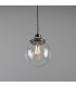 Virginia 20cm Globe Pendant Antique Silver-2