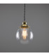 Virginia 20cm Globe Pendant Polished Brass-2
