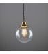 Virginia 20cm Globe Pendant Polished Brass-4