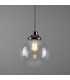 Virginia 25cm Globe Pendant Antique Brass-1