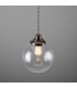 Virginia 25cm Globe Pendant Antique Brass-3