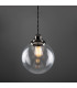 Virginia 25cm Globe Pendant Antique Silver-3