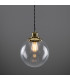 Virginia 25cm Globe Pendant Polished Brass-3