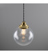 Virginia 25cm Globe Pendant Satin Brass-3