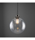 Virginia 30cm Globe Pendant Antique Silver-1