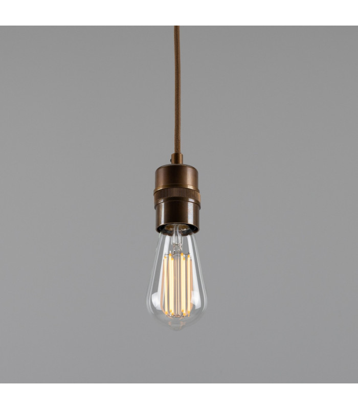 Devon Pendant Light Antique Brass-2