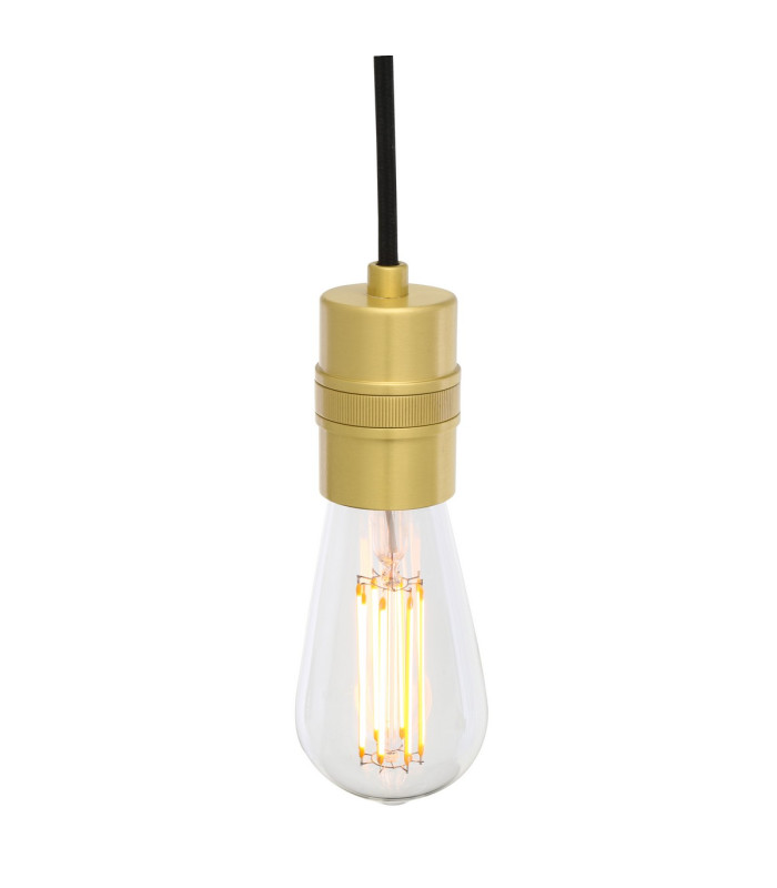 Devon Pendant Light Satin Brass-5