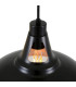 Alma Dome Pendant Light Matt Black & Satin Copper-5