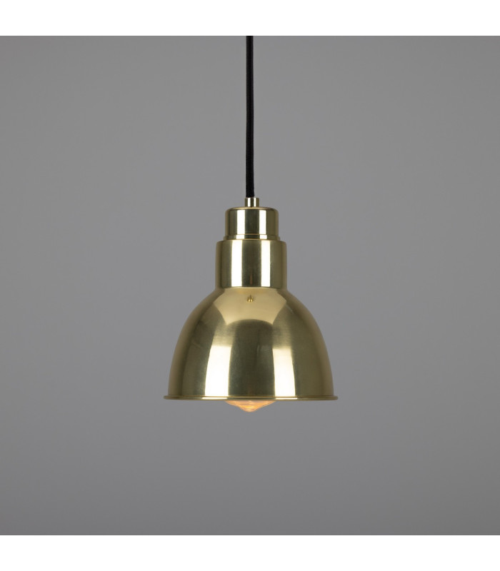 Baku Dome Pendant Polished Brass-1