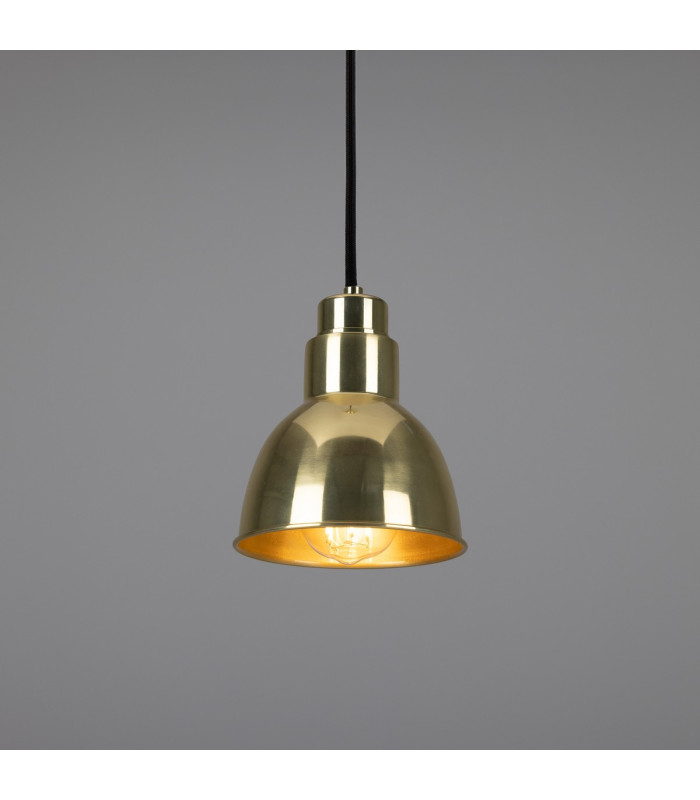 Baku Dome Pendant Polished Brass-2