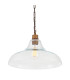 Clifton Dome Pendant Antique Brass-3