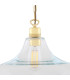 Clifton Dome Pendant Polished Brass-2